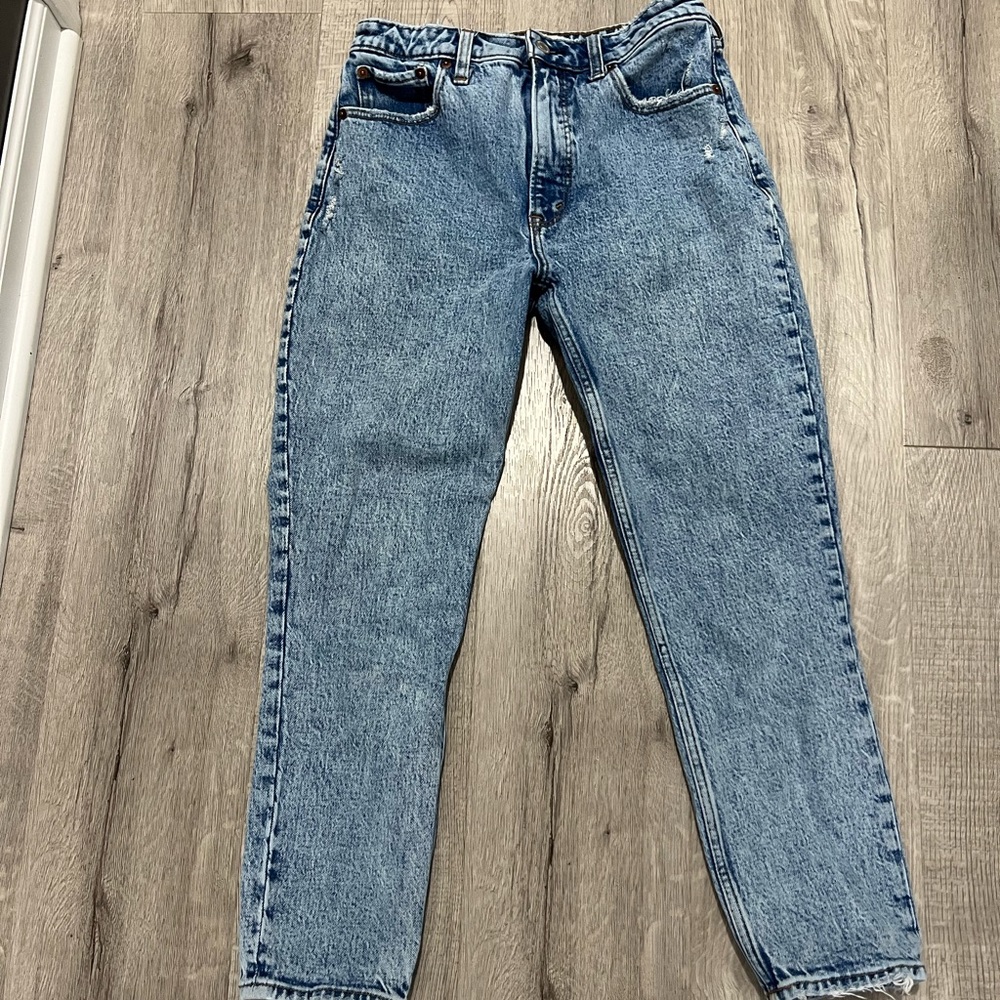 Abercrombie skinny high rise curve love ankle jean